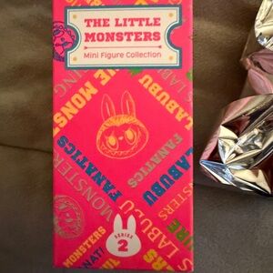 Rare 2nd addition The Little Monsters highly collectible Figure - Black Labubu.